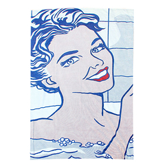 Serviette de bain Roy Lichtenstein - Femme dans le bain - Musée national Thyssen-Bornemisza