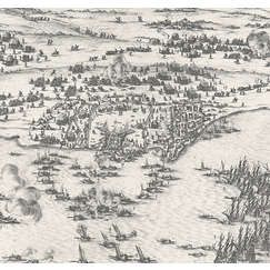 Le siège de l'île de Ré, en 1627 - Jacques Callot