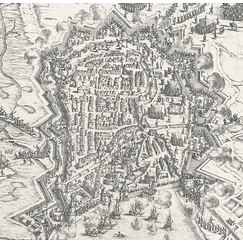 The siege of La Rochelle, in 1627-1628 - Jacques Callot