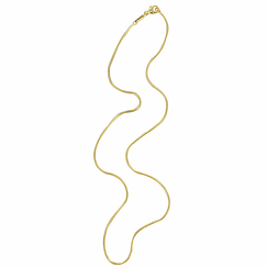 Snake chain Gold-plated 45 cm
