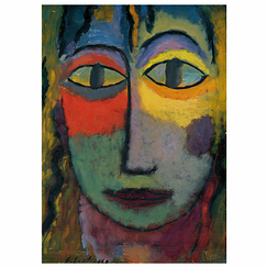 Affiche Alexei von Jawlensky - Tête de femme "Méduse"