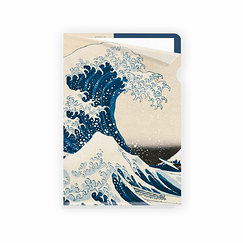 Sous-chemise A4 Katsushika Hokusai - La vague