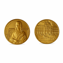 Médaille souvenir Musée du Louvre - La Joconde - Monnaie de Paris