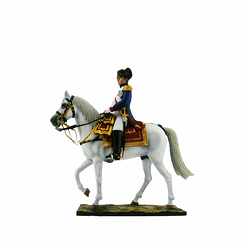 Figurine Napoléon à cheval en habit bleu - Les Drapeaux de France
