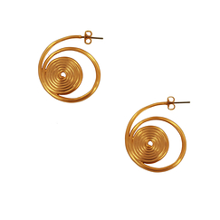 Boucles d'oreilles Spirale grecque