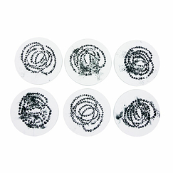 Set of 6 coasters " Louvre Rose " - Jean-Michel Othoniel