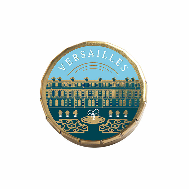 Box of mint flavoured sweets - Blue facade of Versailles
