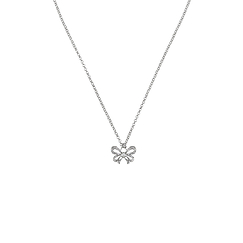 Knot Silver Necklace "stray"