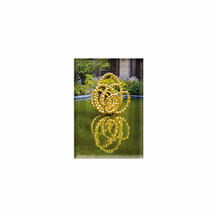 Magnet Jean-Michel Othoniel - Gold Lotus, 2019 (in situ, vue serrée)