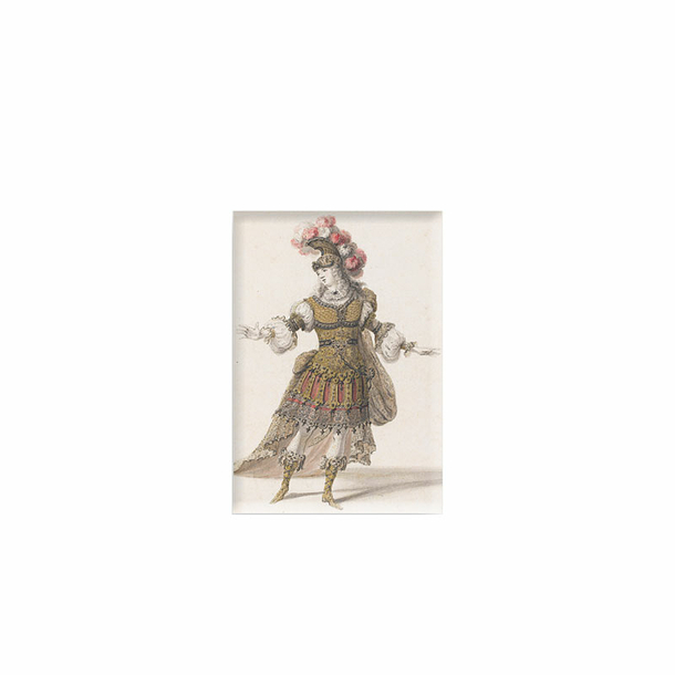 Magnet Jean Berain - Costume pour le rôle-titre de l'opéra « Thésée »