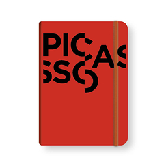 Cahier à élastique Picasso - Rouge - Musée Picasso 2021