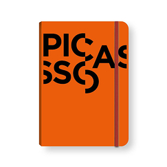 Elastic notebook Picasso - Orange - Musée Picasso 2021