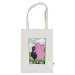 BarbaLouvre - Tote bag Barbapapa and Barbamama