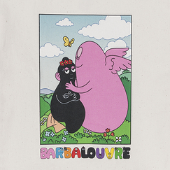 BarbaLouvre - Tote bag Barbapapa and Barbamama