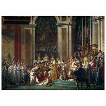 Affiche Jacques-Louis David - Sacre de l'empereur Napoléon Ier - 50 x 70 cm