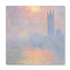 Poster Claude Monet - London, The Parliament