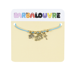 BarbaLouvre - Bracelet ajustable avec Charm's Barbibul