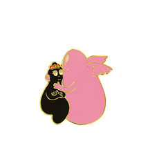BarbaLouvre - Pin's Barbapapa and Barbamama