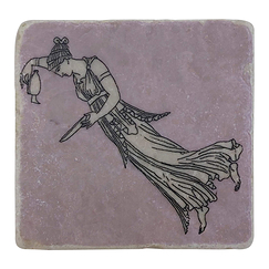 Coaster - Bacchante with amphora