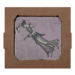 Coaster - Bacchante with amphora