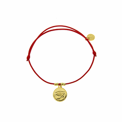 Egyptian Charm Bracelet - Eye - Red