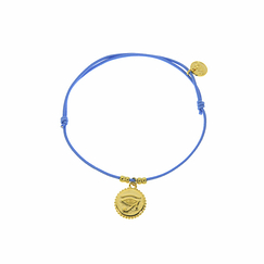 Egyptian Charm Bracelet - Eye - Blue