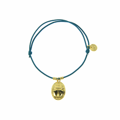 Egyptian Charm Bracelet - Scarab - Green