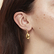 Boucles d'oreilles créoles Égypte - Scarabée