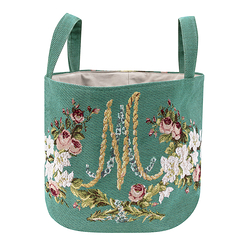 Tapestry Basket Marie Antoinette - 25 x 43 cm