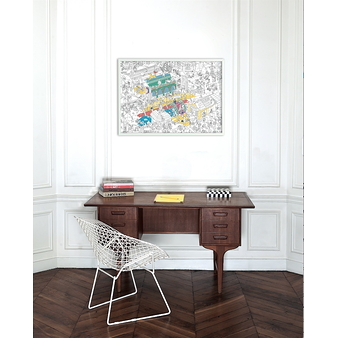 Giant coloring poster Orsay and Orangerie Museums - OMY
