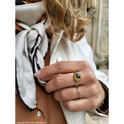 Bague en labradorite Gabrielle d'Estrées au bain