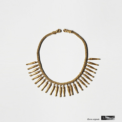 Greek necklace with pendants - Golden