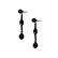 Boucles d'oreilles Jeune femme se poudrant