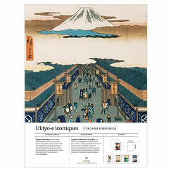 Utagawa Hiroshige - Ukiyo-e iconiques - 21 planches d'artiste à collectionner, à exposer