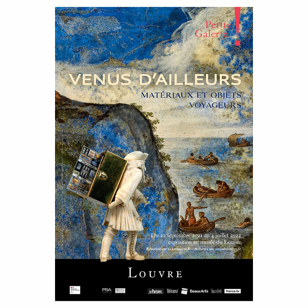 Affiche de l'exposition - Venus d'ailleurs. Matériaux et objets voyageurs - 40 x 60 cm