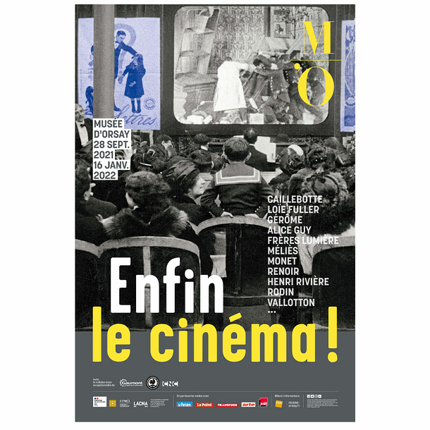 Exhibition poster - Enfin le cinéma ! - 40 x 60 cm | Boutiques de Musées
