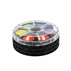 Set d'aquarelles avec 3 plateaux