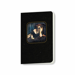 Small notebook Model with binoculars
