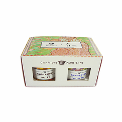 Coffret duo de confitures Musée d'Orsay Châtaigne/poire - Framboise/violette 2 X 100grs - Pierre Bonnard - Confiture parisienne