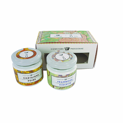 Coffret duo de confitures Musée d'Orsay Châtaigne/poire - Framboise/violette 2 X 100grs - Pierre Bonnard - Confiture parisienne