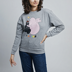 BarbaLouvre - Sweat mixte femme Barbapapa et Barbamama