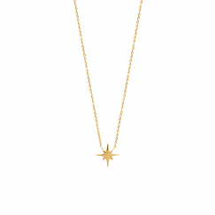 Necklace Star Gold-plated