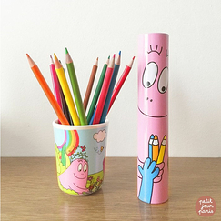 Barbapapa - Boîte de 12 crayons de couleur