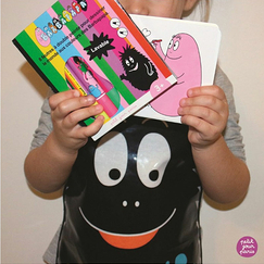 Barbapapa - Tablier en toile cirée noir - Barbouille