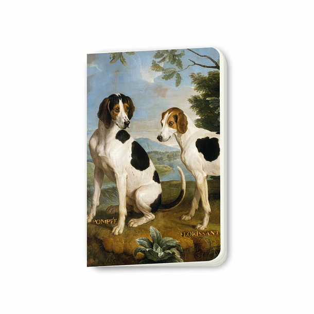 Small Notebook François Desportes - Pompee and Florissant, dogs of Louis XV, 1739