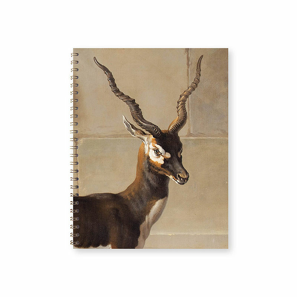Spiral notebook Jean-Baptiste Oudry - Three dogs and an antelope