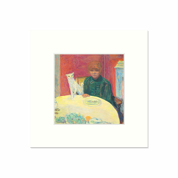 Reproduction Pierre Bonnard - Woman with a cat, around 1912