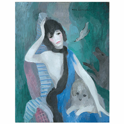 Poster Marie Laurencin - Portrait of Mademoiselle Chanel, 1923