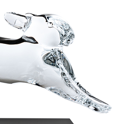Running Rabbit by François Pompon in crystal