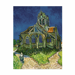 Reproduction Vincent van Gogh - L'Église d'Auvers-sur-Oise, 1890